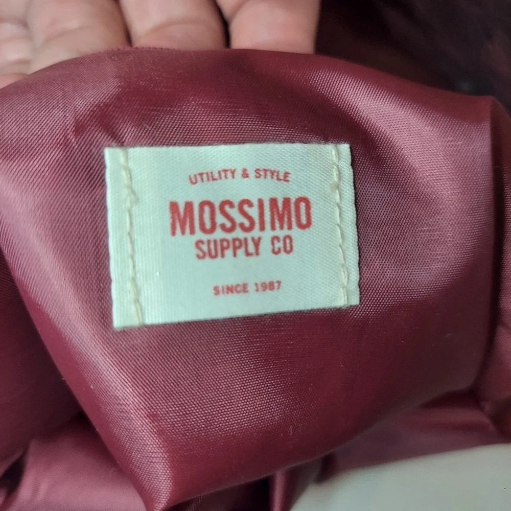 Mossimo Burgandy Faux Leather Clutch Wristlet With Fringe - Picture 7 of 7